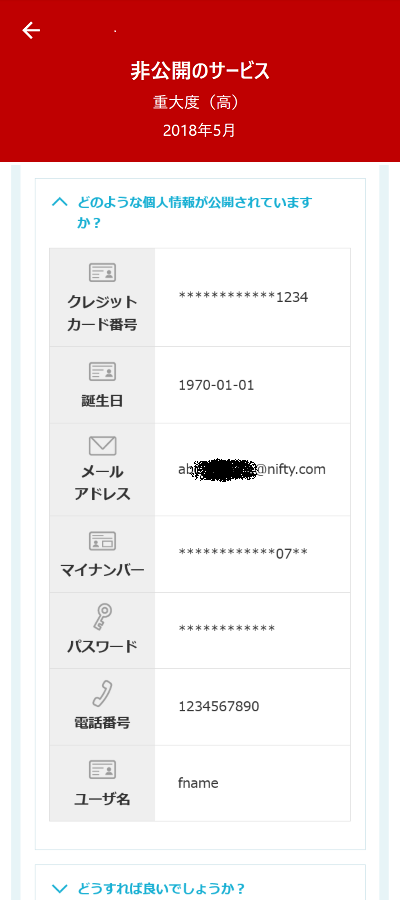 重大度 高